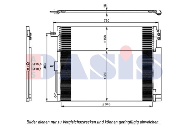 AKS DASIS Kondensaator,kliimaseade 522081N